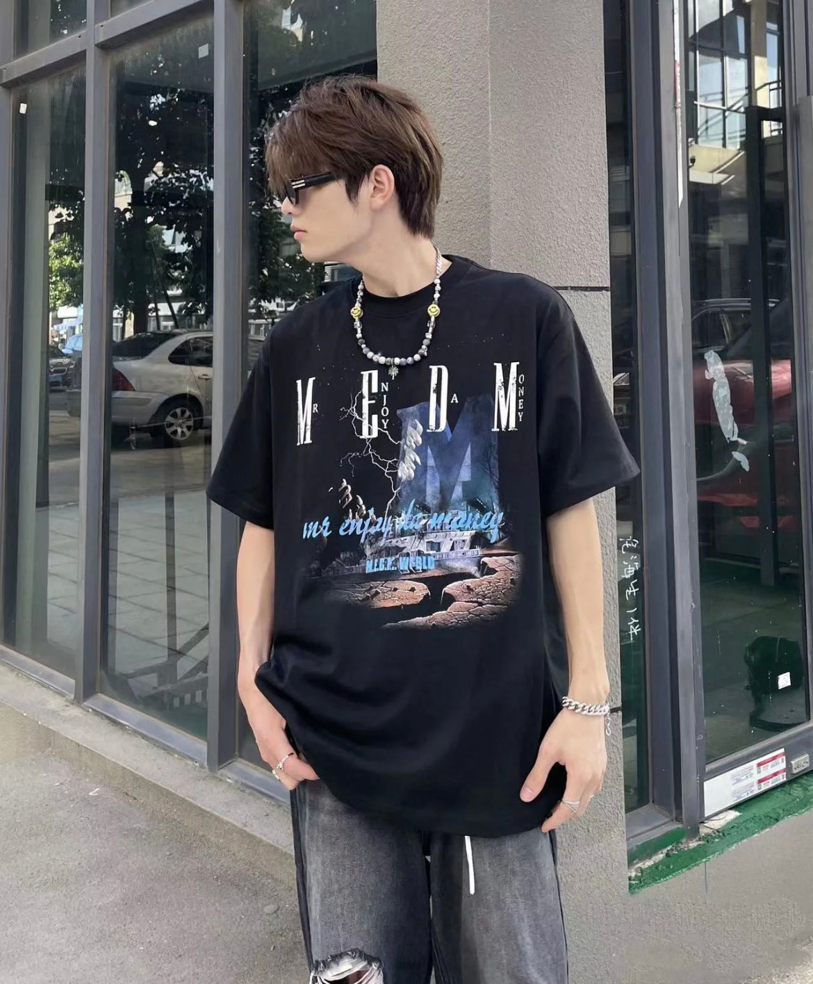 MEDM Lightning Graphic Tee
