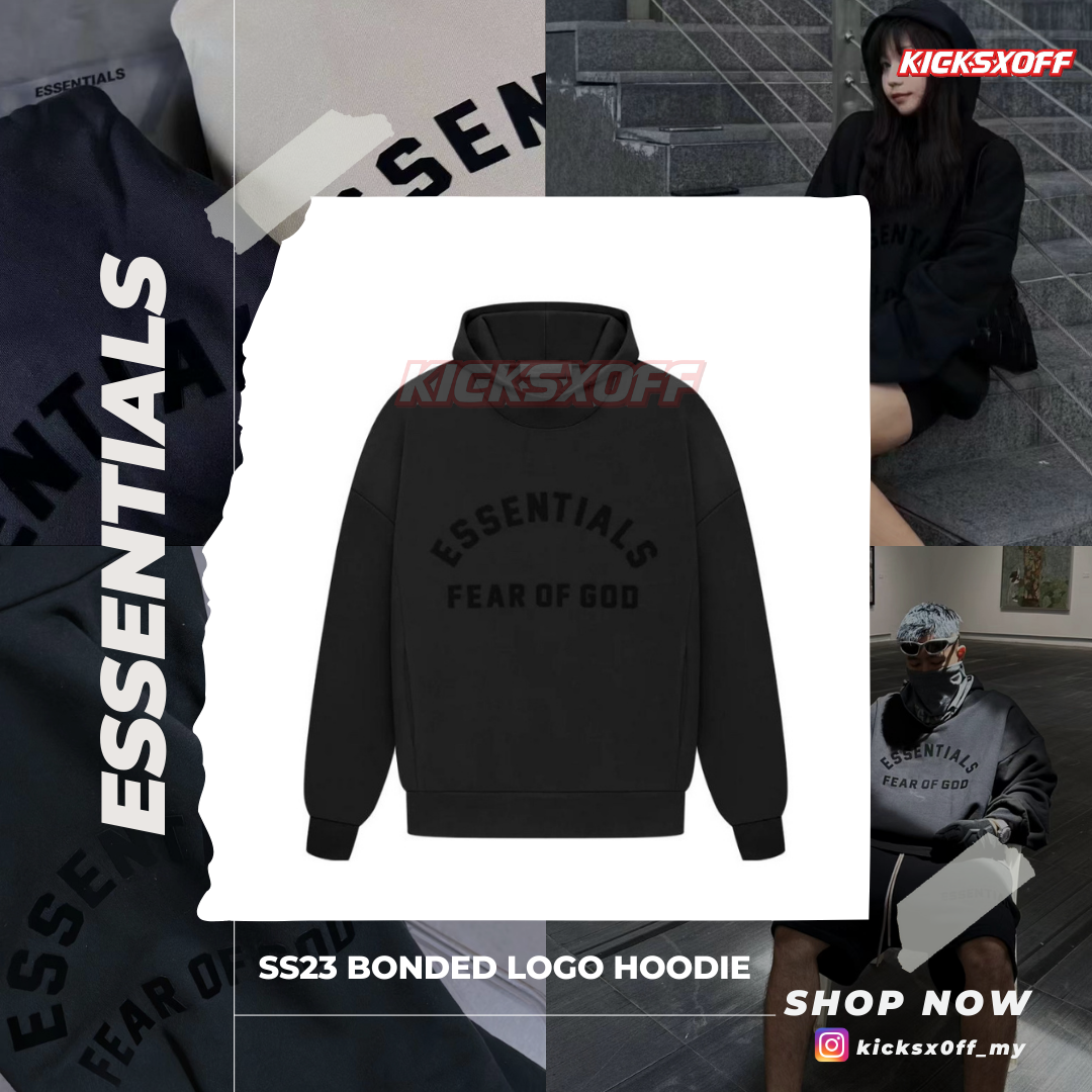Essentials SS23 Bonded Logo Hoodie