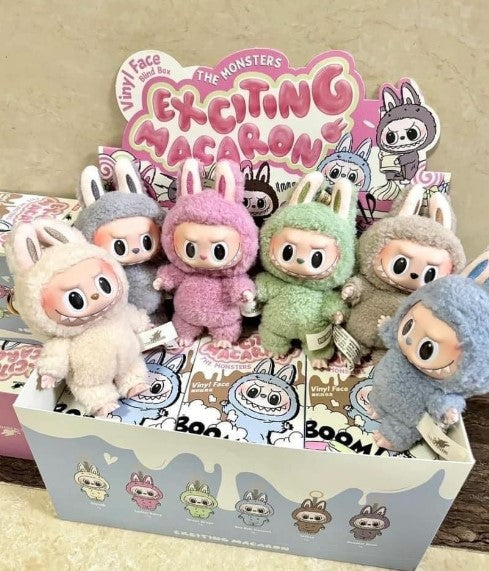 ( 100% Original ) PopMart Labubu v1 - Exciting Macaron blind box