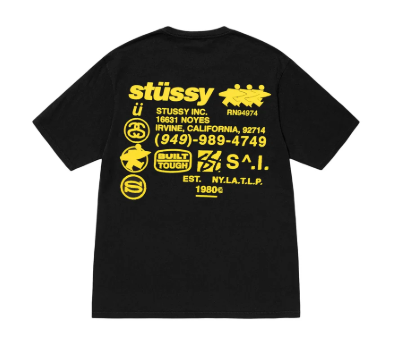 STUSSY Collection 2 Oversized Tee
