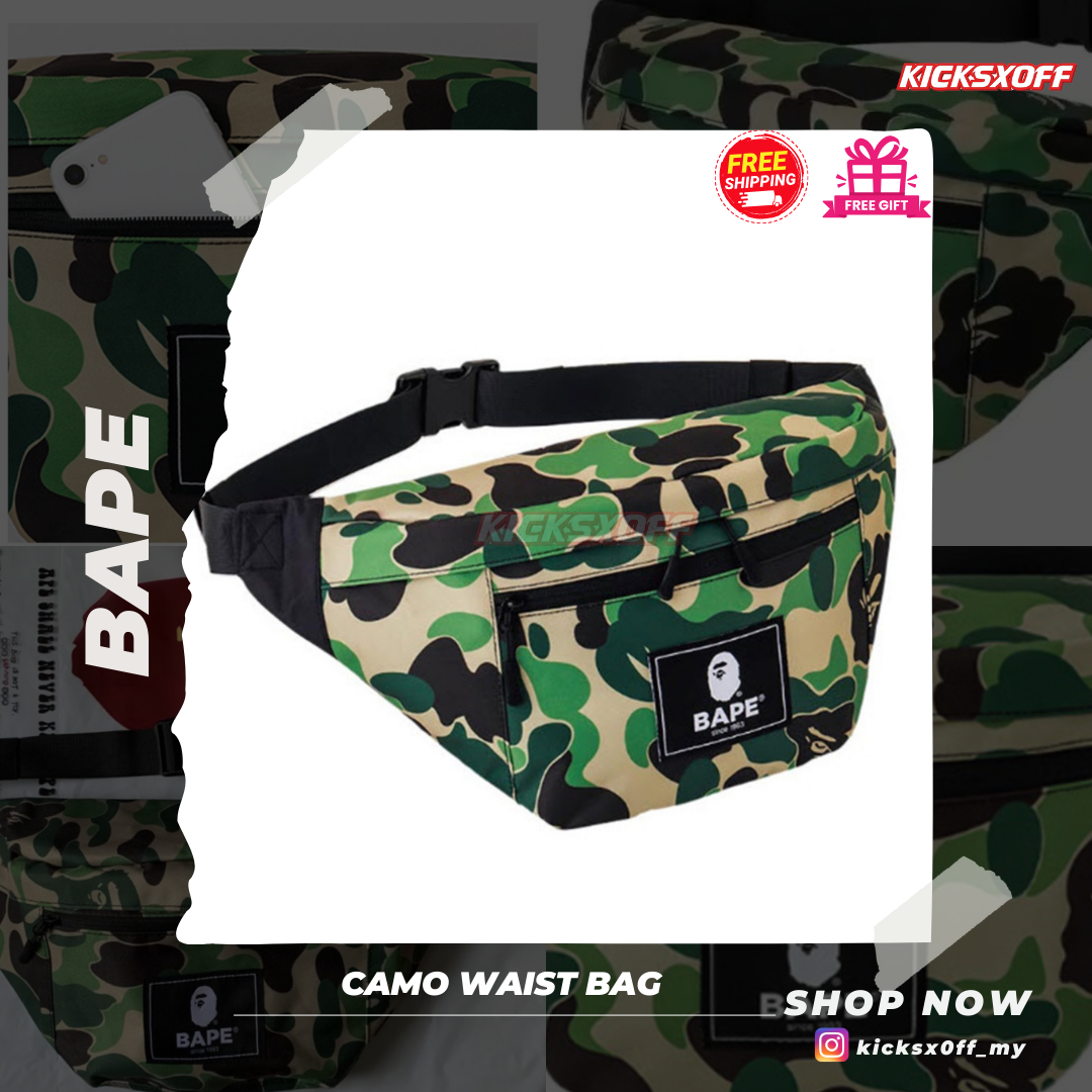 Bape Camo Waist Bag