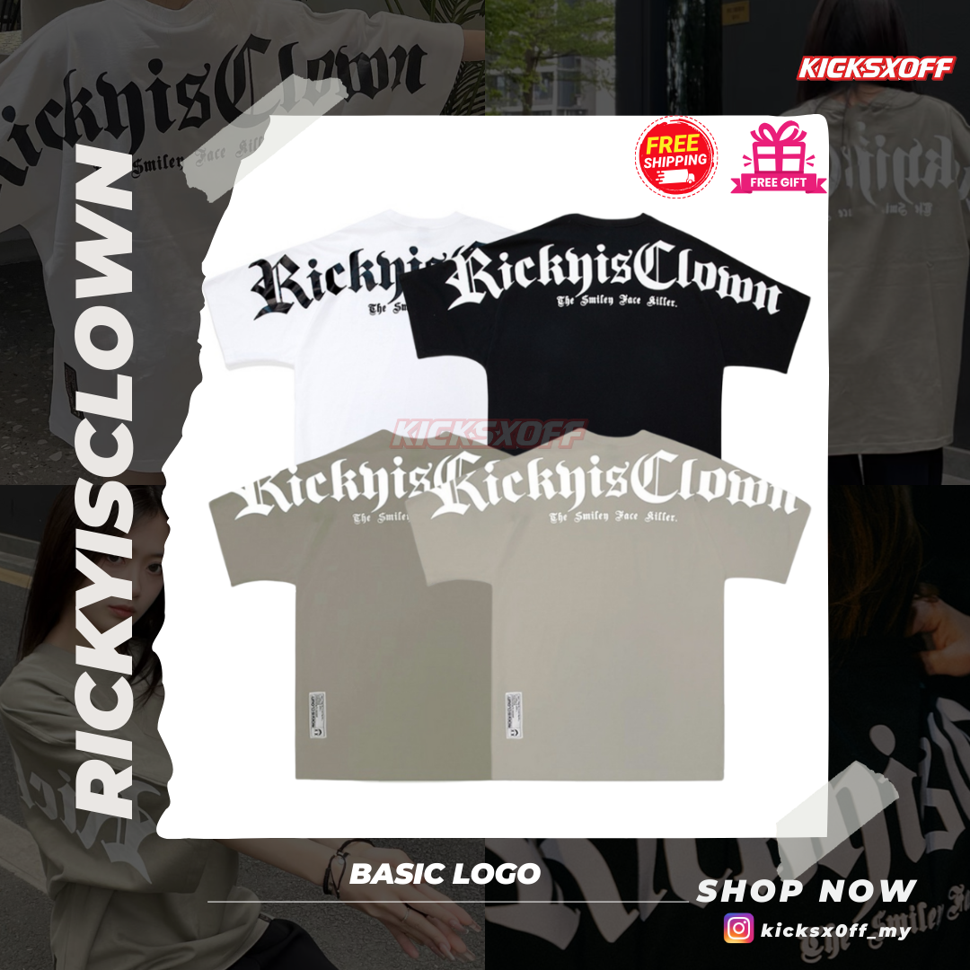 RickyisClown Basic Logo Oversized Tee