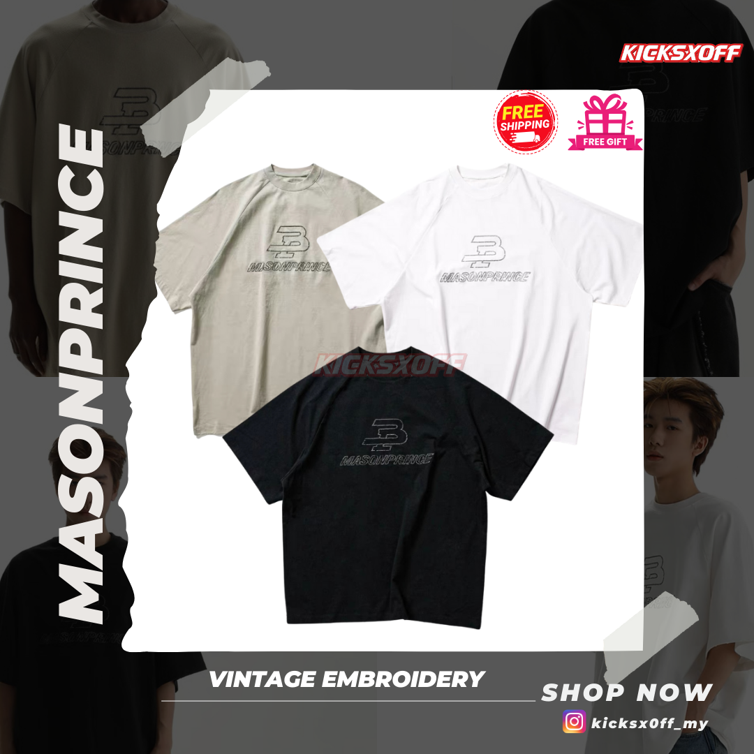 Masonprince Vintage Embroidery Oversized Tee