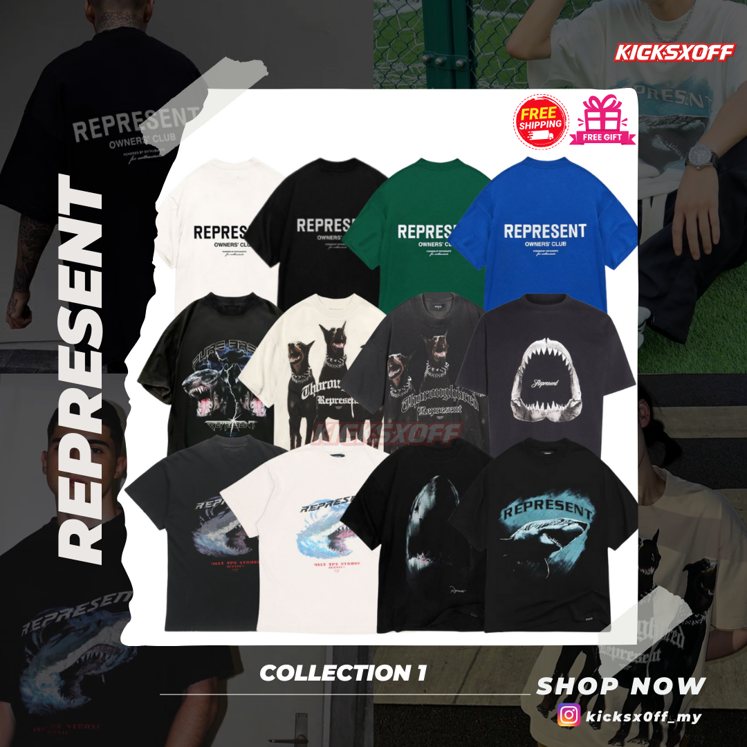 Represent Graphic Print Collection Oversized Tee