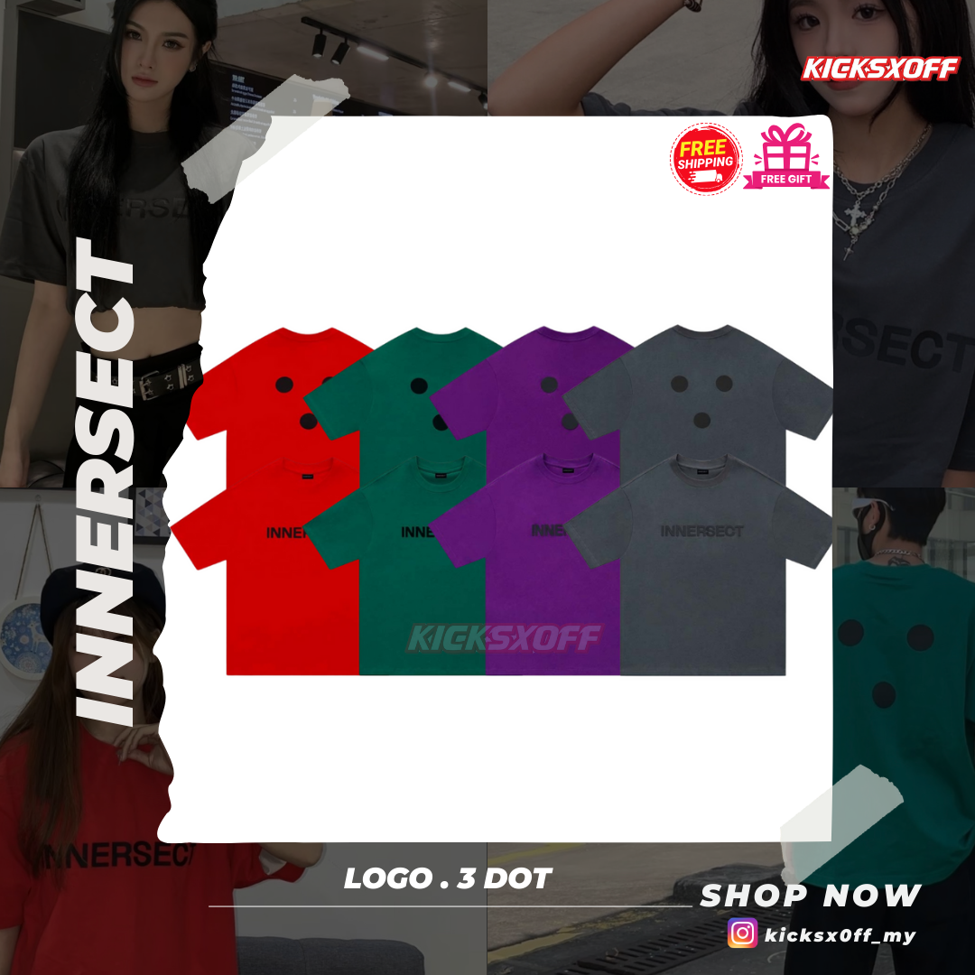 Innersect Logo. 3 Dot Oversized Tee