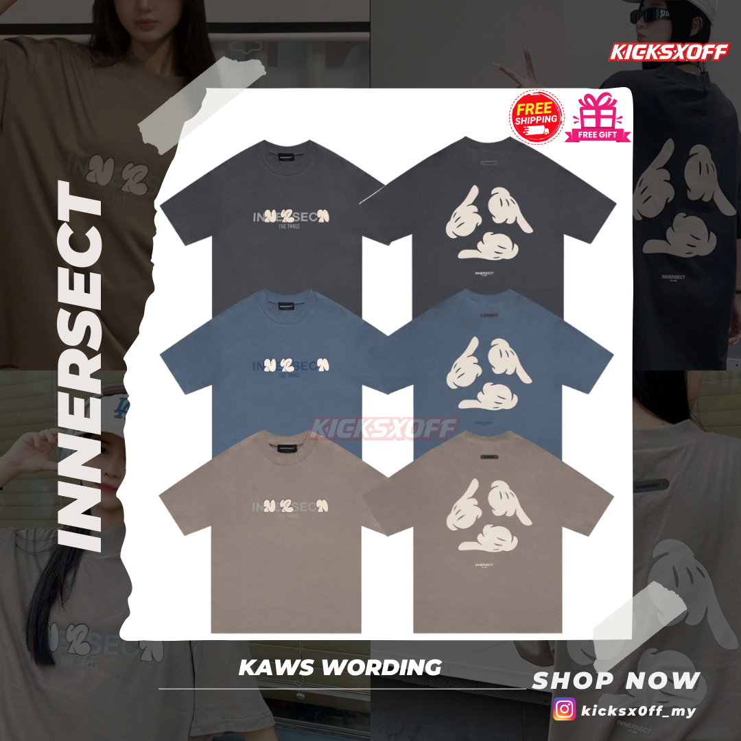 Innersect Kaws Wording Oversized Tee