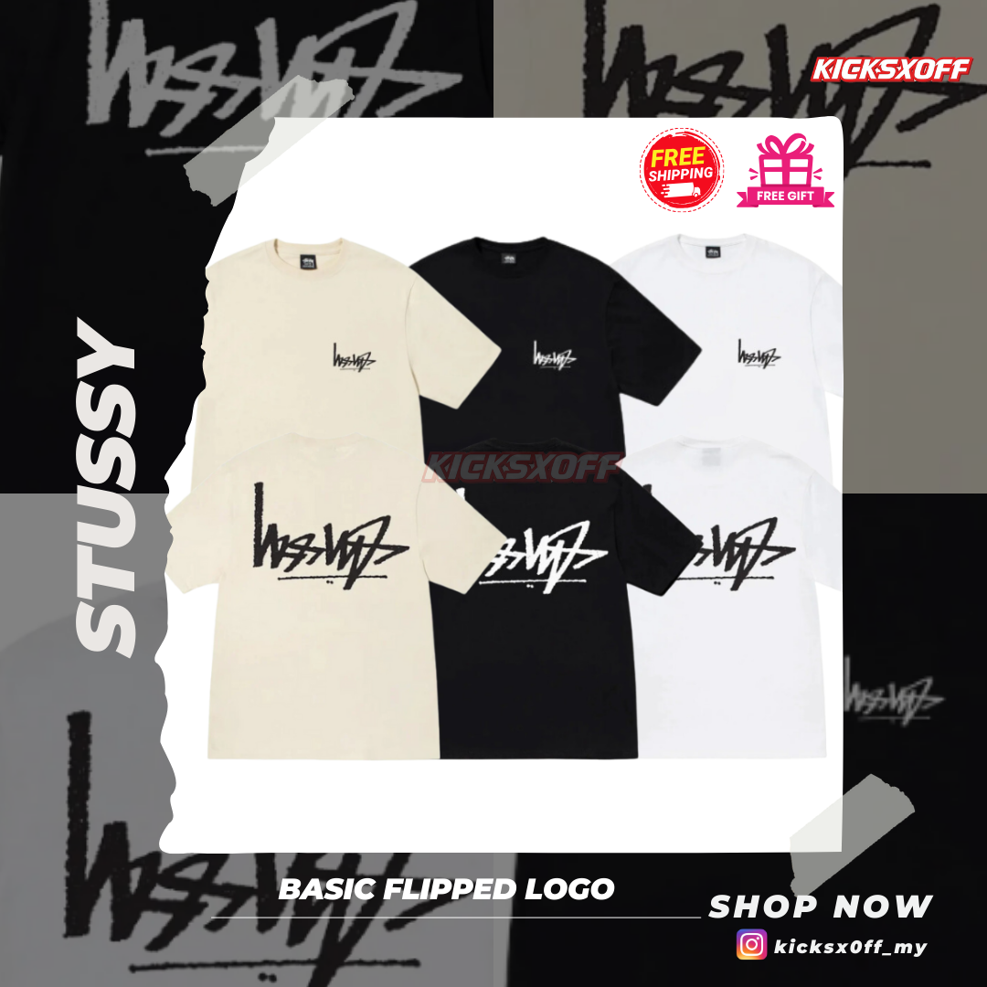 STUSSY Basic Flipped Logo Tee