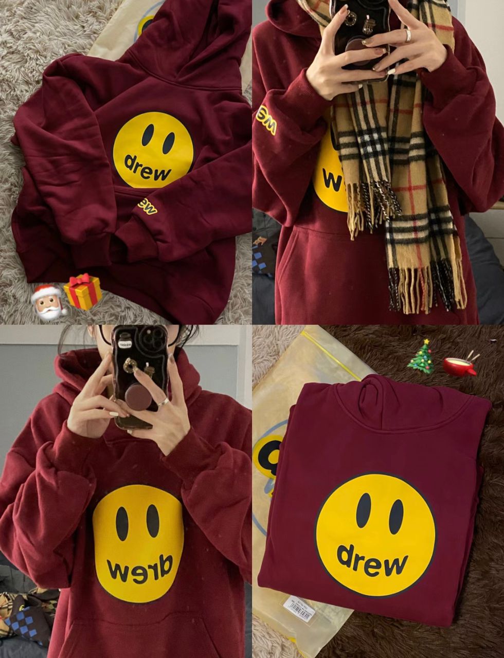 *CNY Exclusive* Drew House Burgundy Mascot Hoodie