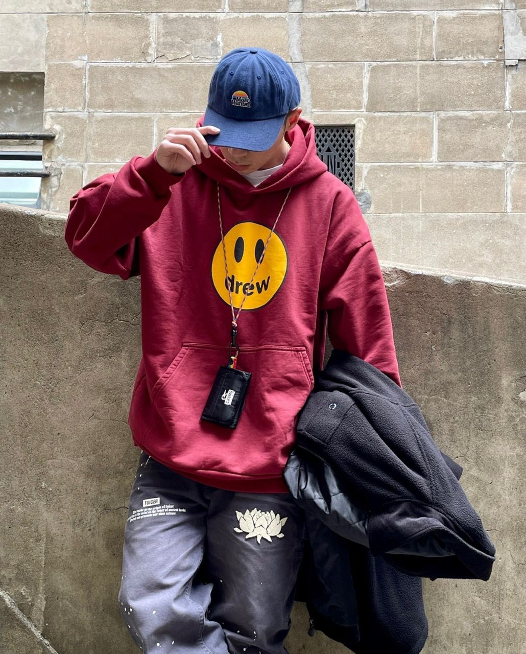 *CNY Exclusive* Drew House Burgundy Mascot Hoodie