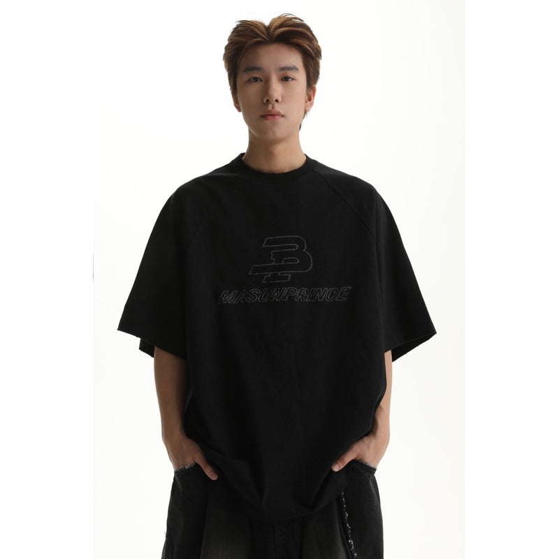 Masonprince Vintage Embroidery Oversized Tee
