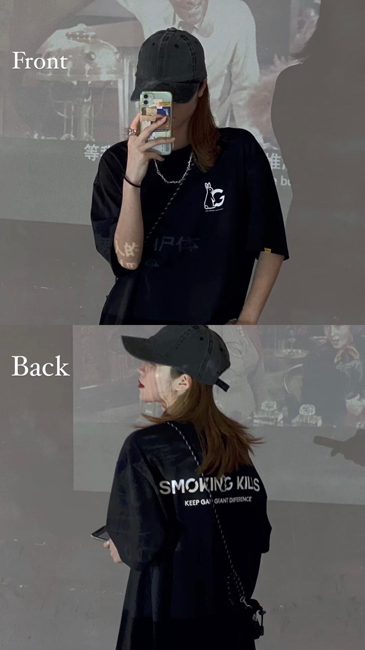 FR2 X GXG Smoking Kills Oversized Tee