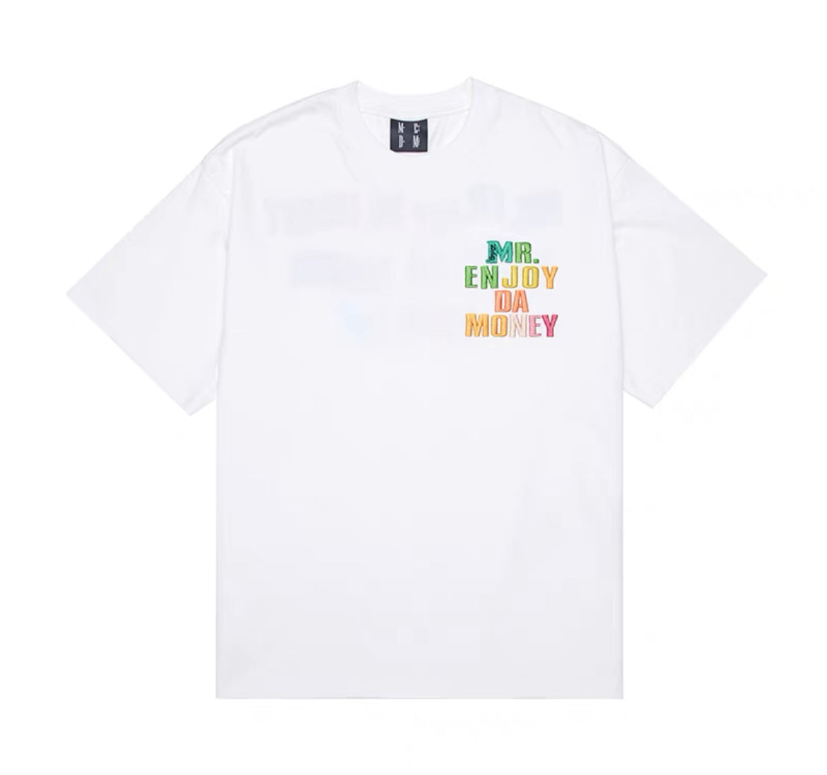 MEDM Rainbow Embroidery Tee