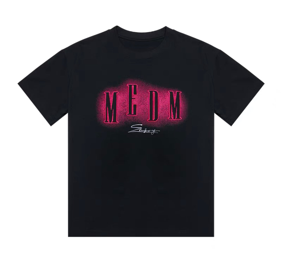 MEDM Neon Embroidery Tee
