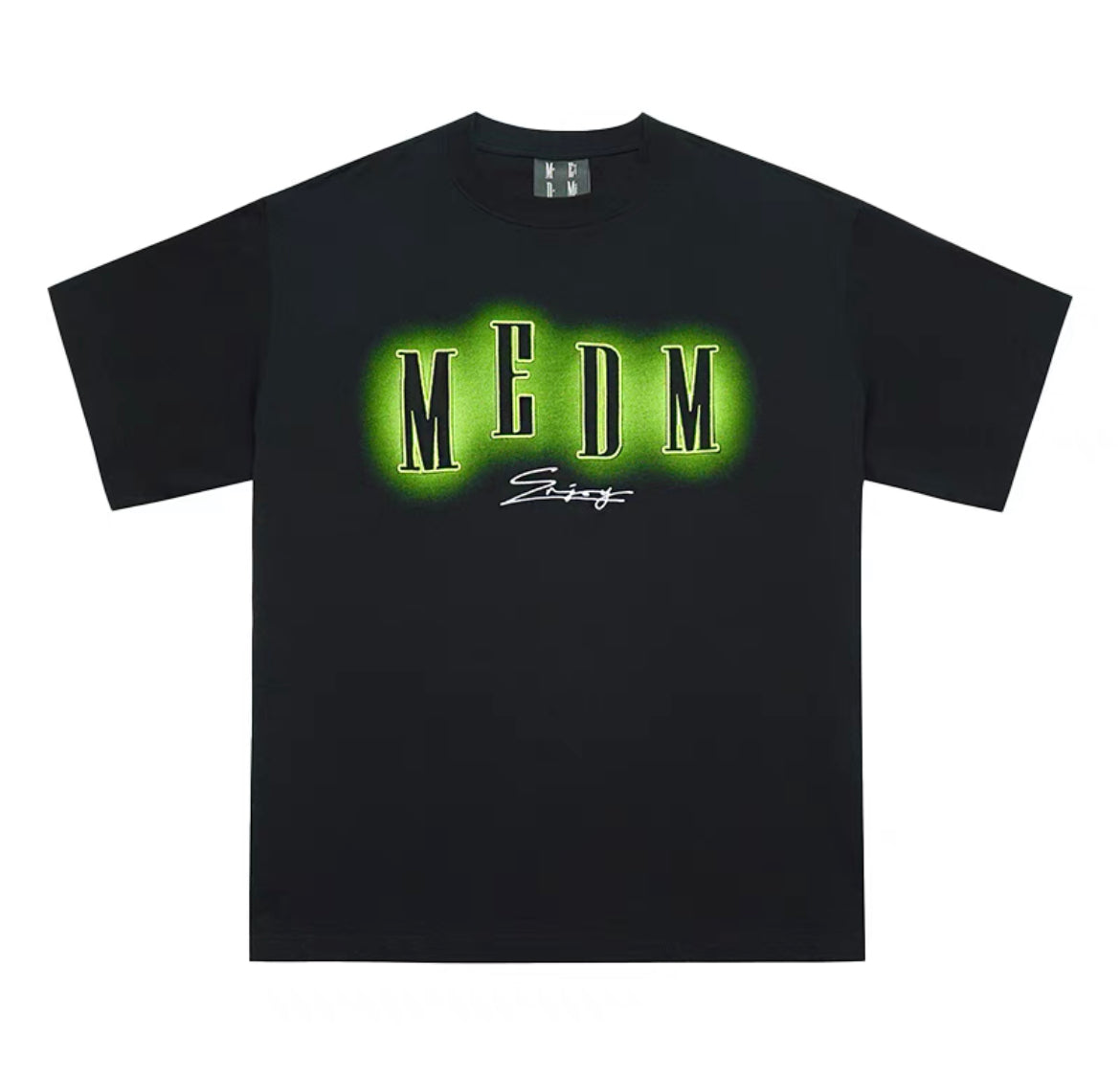 MEDM Neon Embroidery Tee