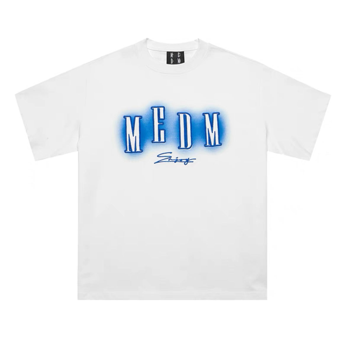 MEDM Neon Embroidery Tee