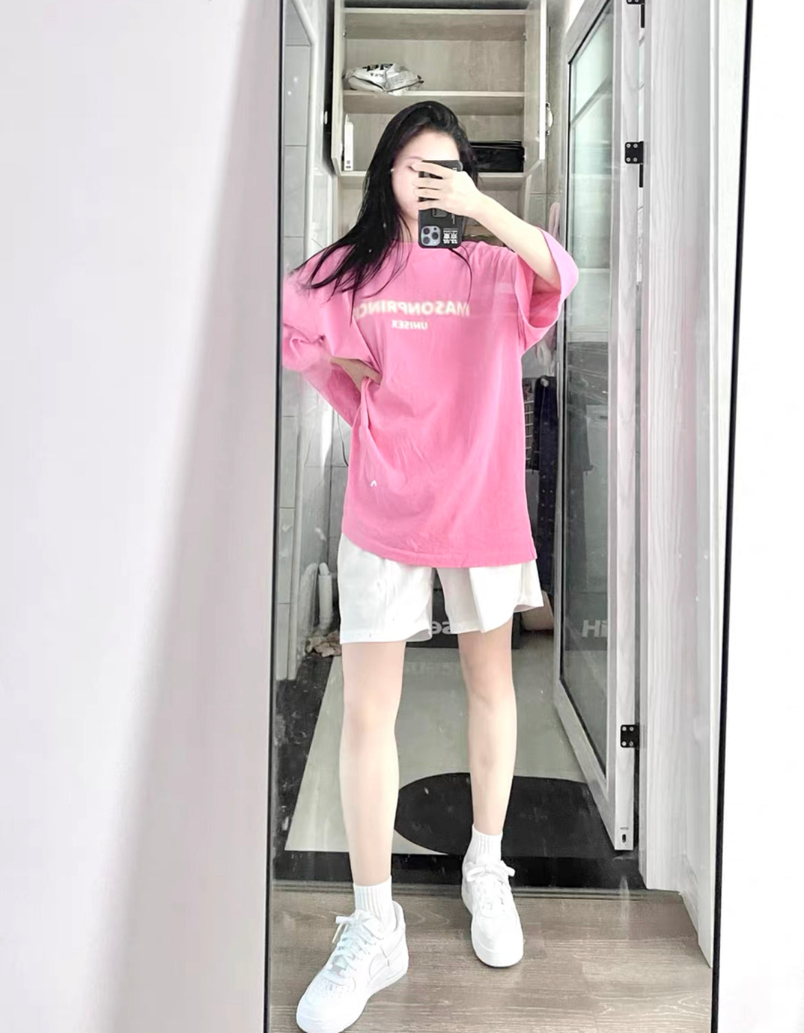 Masonprince Pastel Basic Logo Oversized Tee