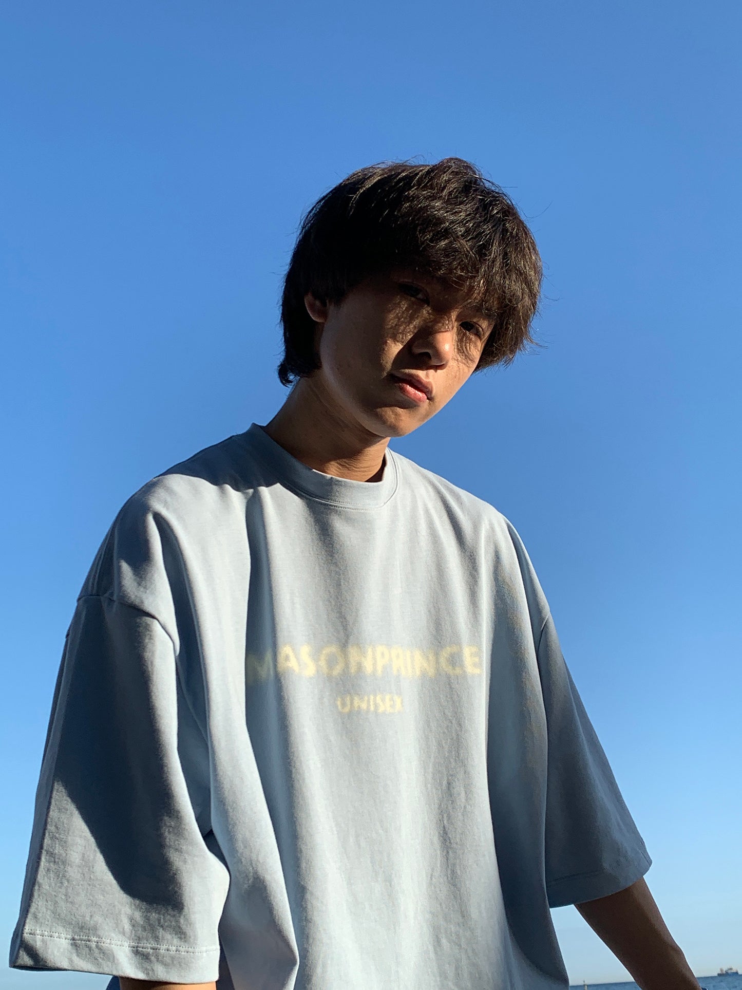 Masonprince Pastel Basic Logo Oversized Tee