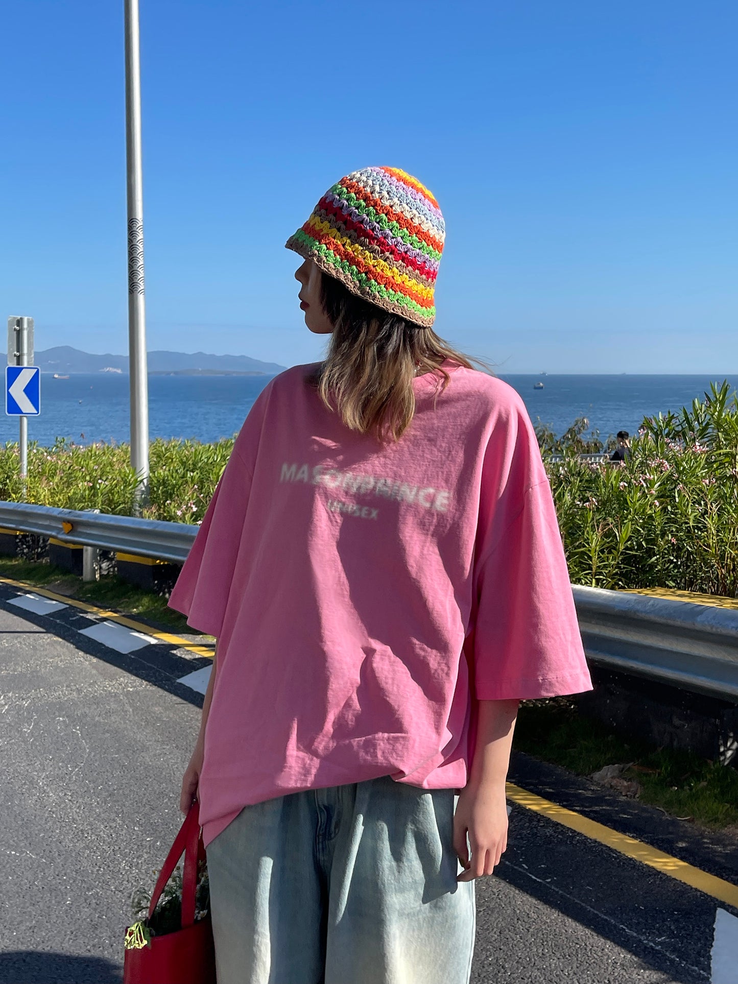 Masonprince Pastel Basic Logo Oversized Tee