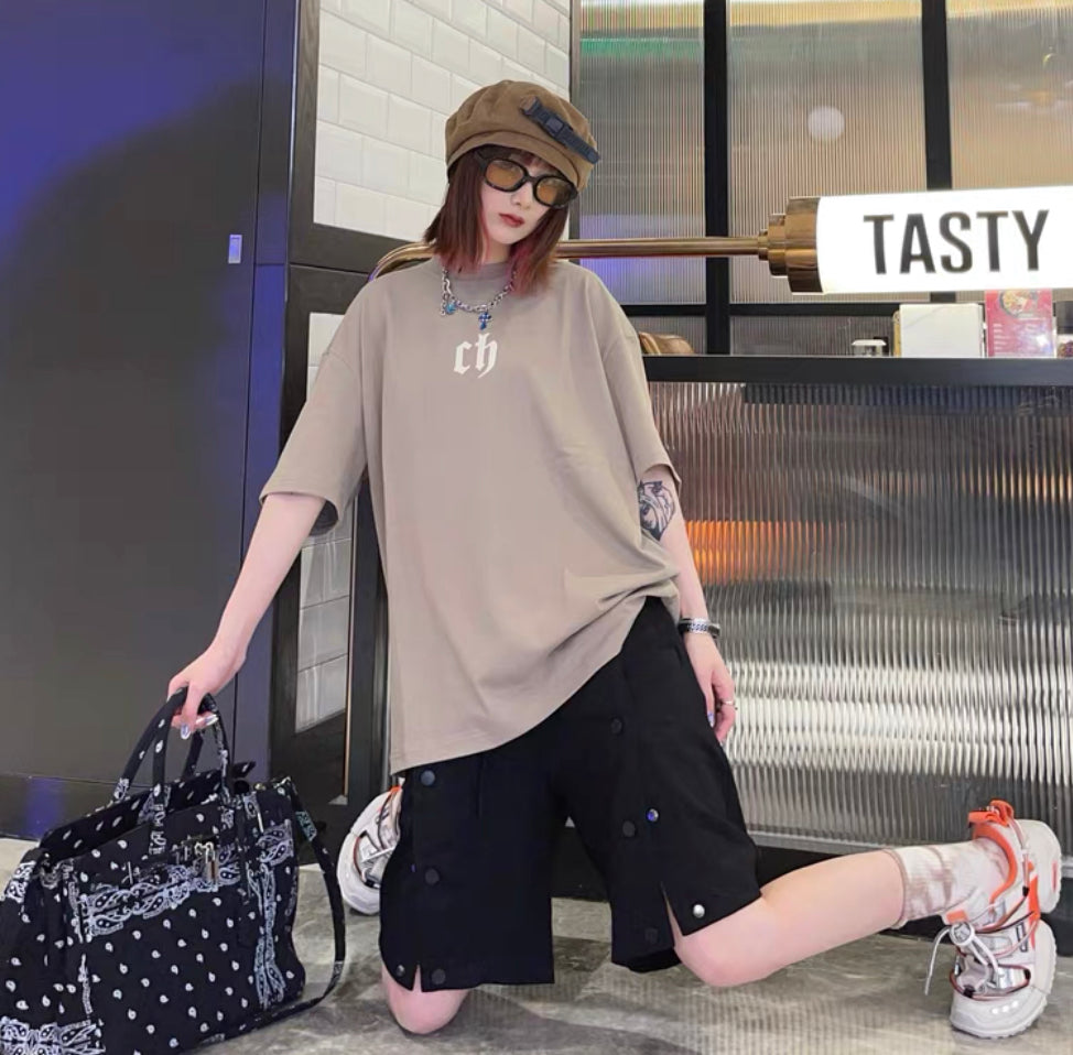 Chinism Basic Logo Oversized Tee