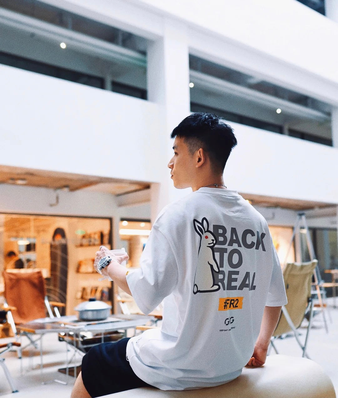 FR2 X GXG 3M Reflective Oversized Tee