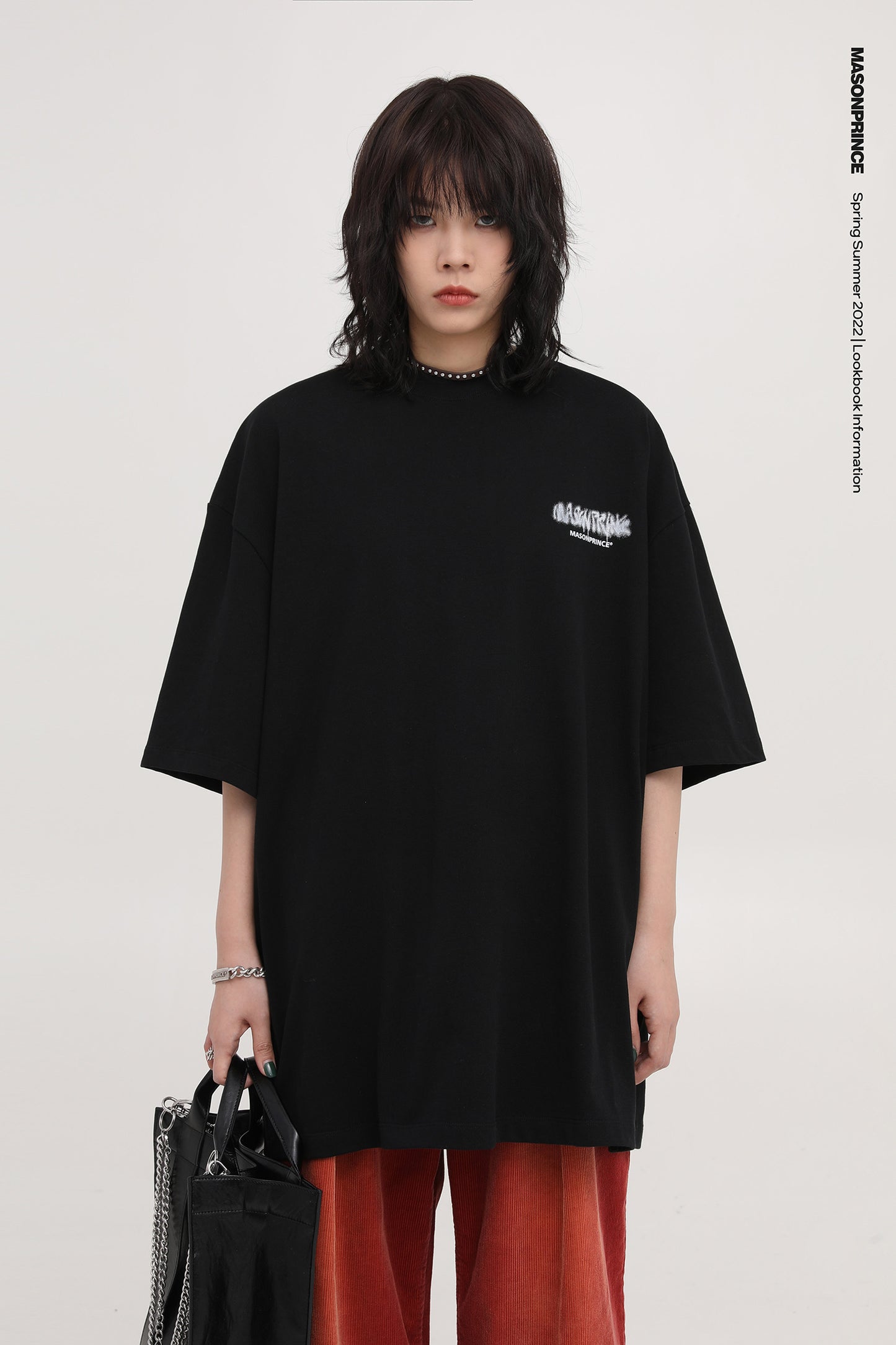 Masonprince Spray Logo Oversized Tee