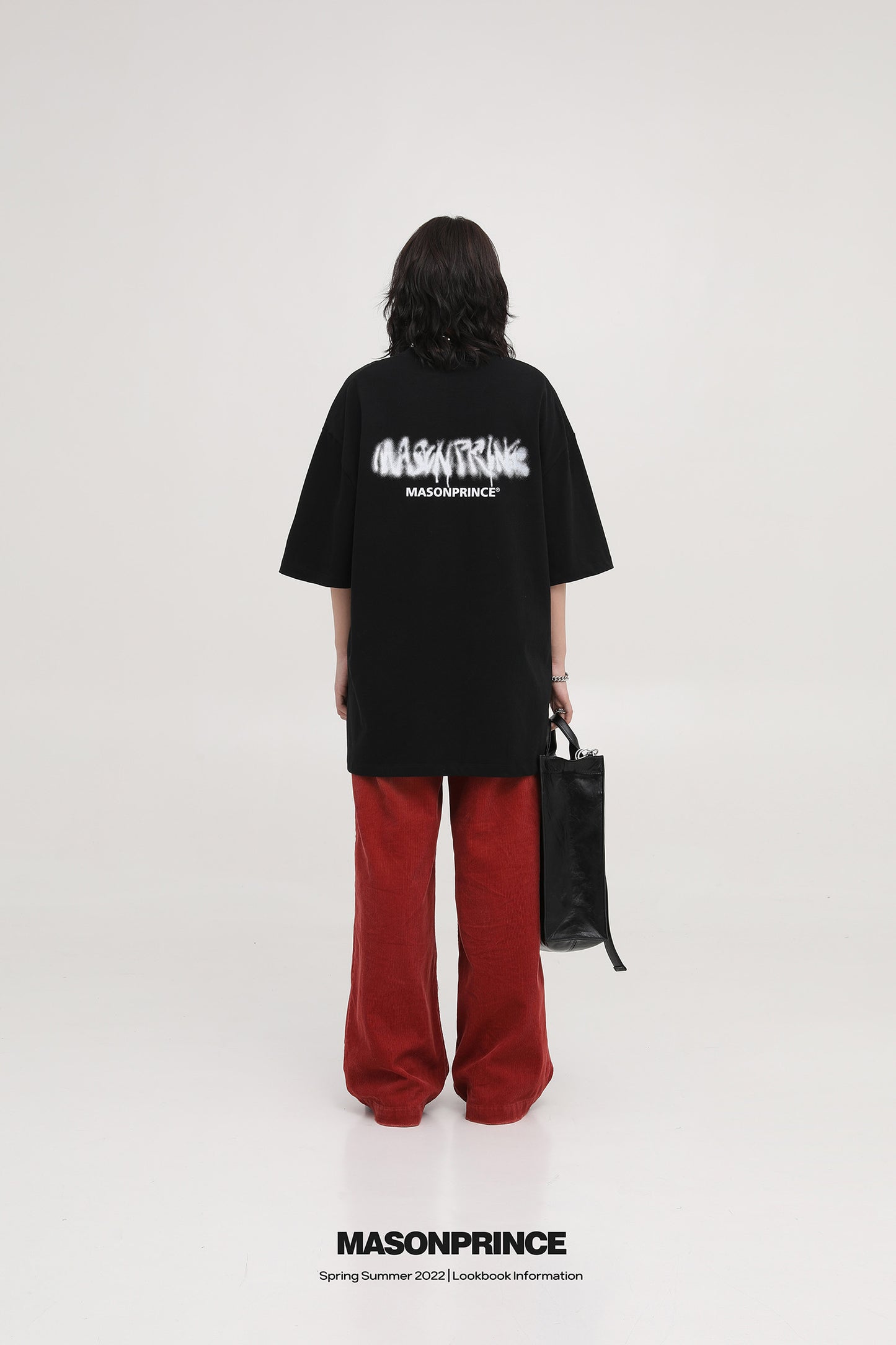 Masonprince Spray Logo Oversized Tee