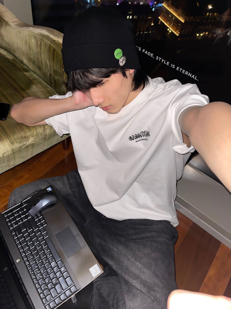 Masonprince Spray Logo Oversized Tee