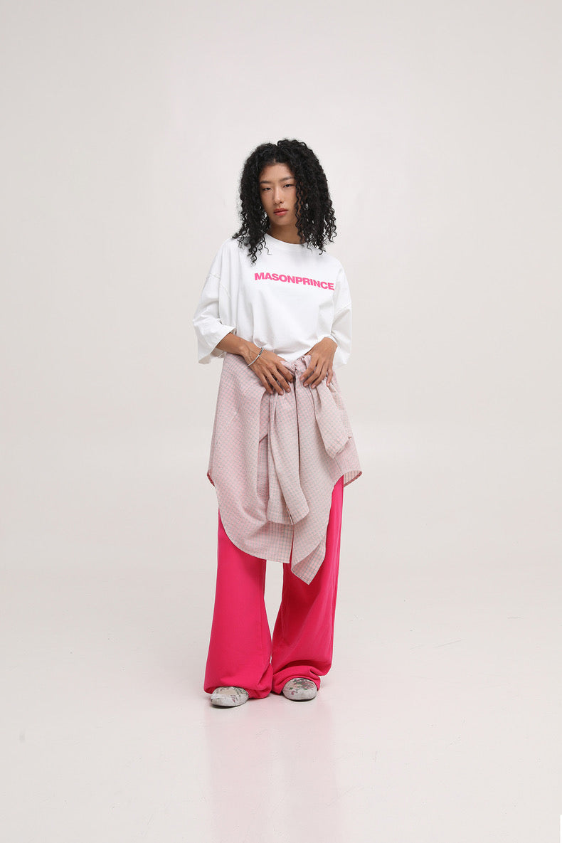 Masonprince Basic 3D Pinky Oversized Tee
