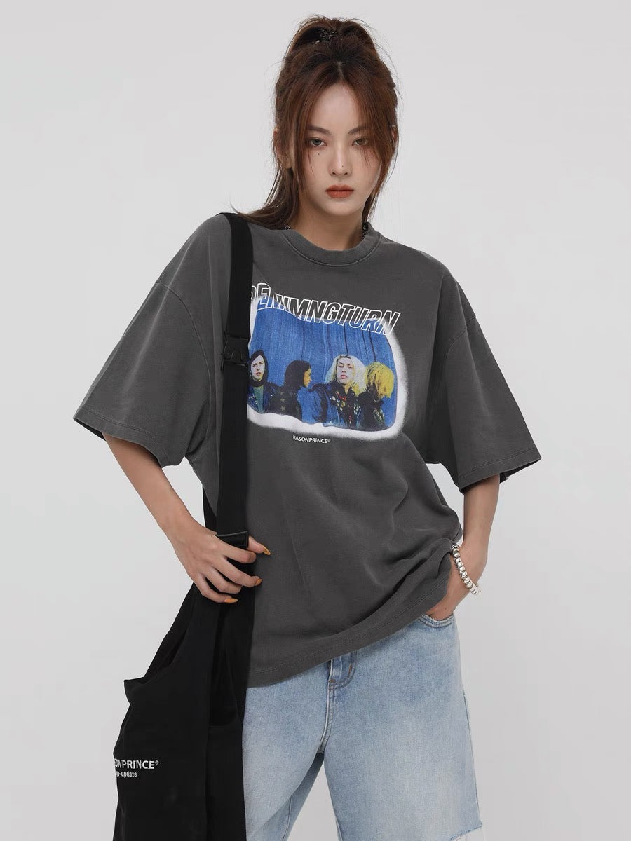 Masonprince Vintage Photo Oversized Tee