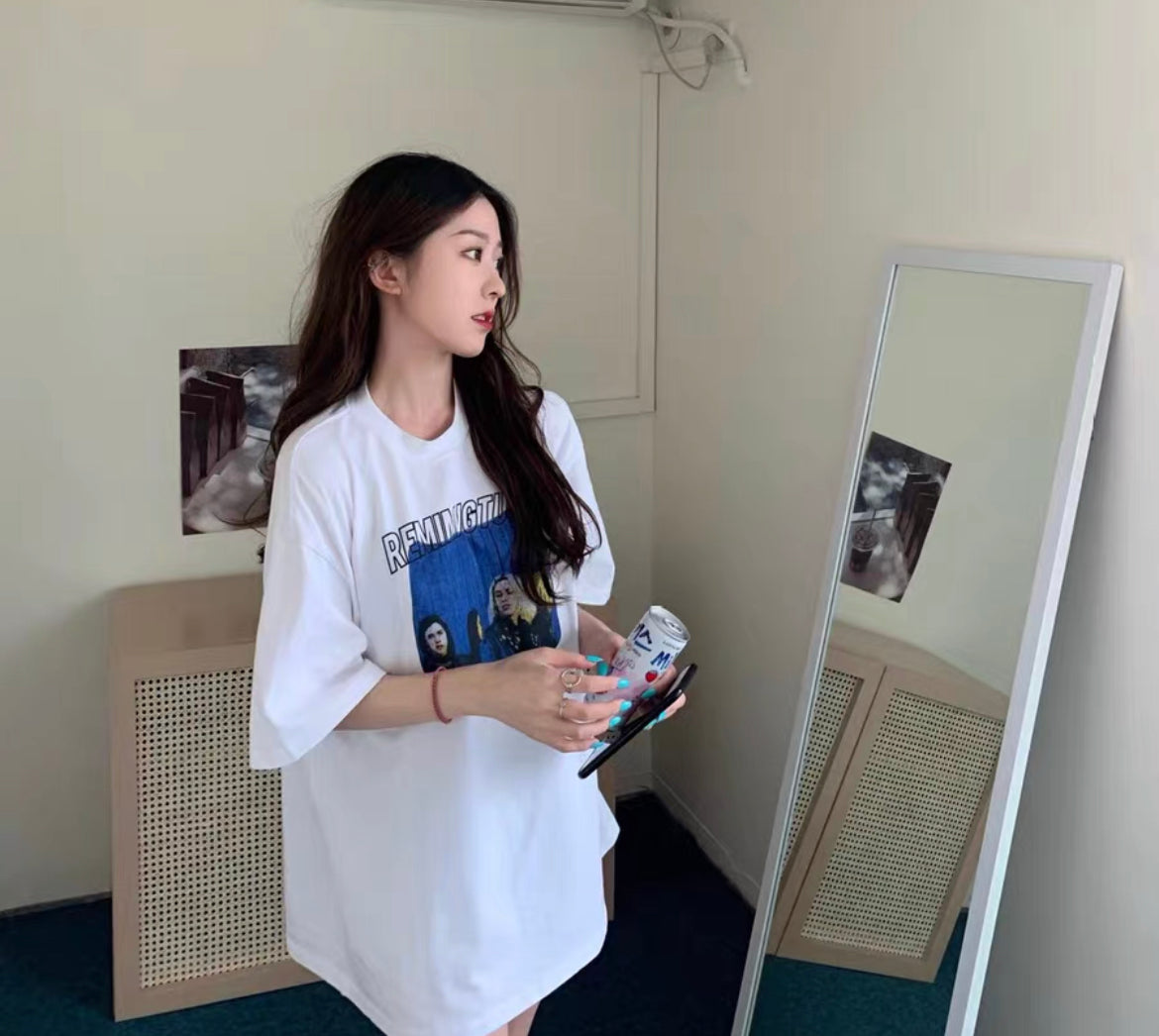 Masonprince Vintage Photo Oversized Tee