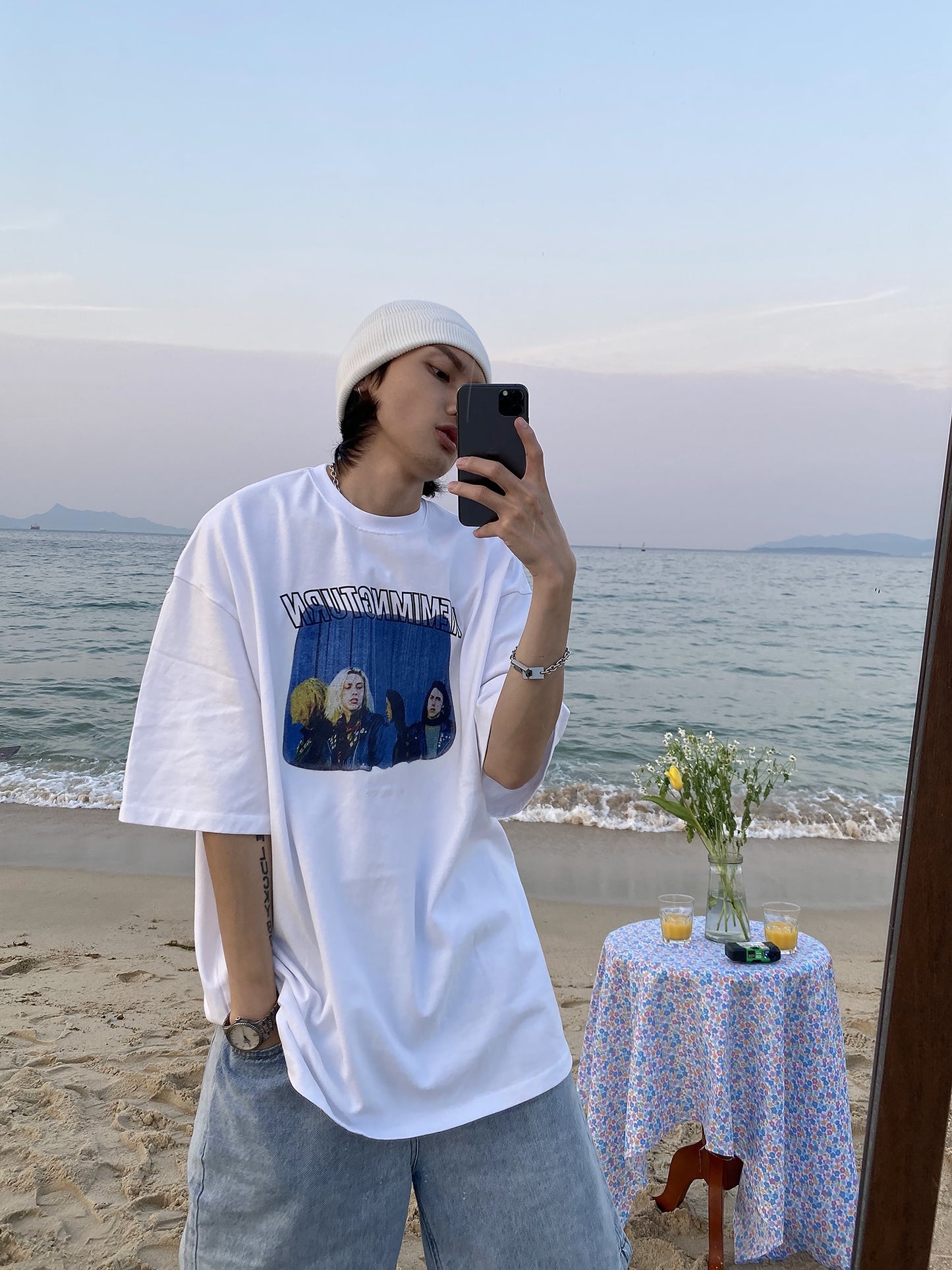 Masonprince Vintage Photo Oversized Tee