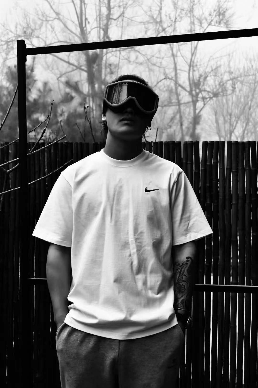Nike x Stüssy The Wide World Tribe Tee White