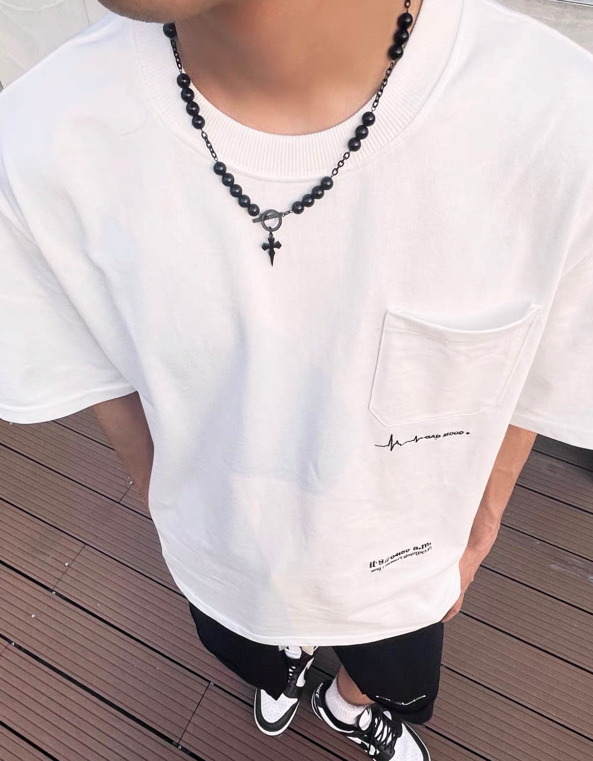 PCLP 'Mood' Pocket Oversized Tee