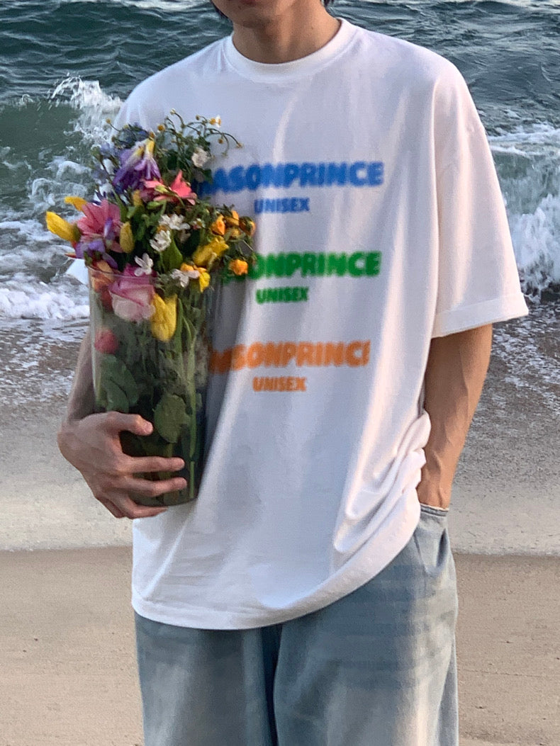 Masonprince Multicolour Oversized Tee