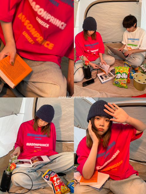 Masonprince Multicolour Oversized Tee