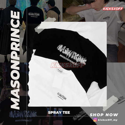 Masonprince Spray Logo Oversized Tee