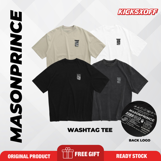 Masonprince Washtag Logo Oversized Tee Hype/Fashion/Streetwear/Couple/Unisex T-Shirt mason prince