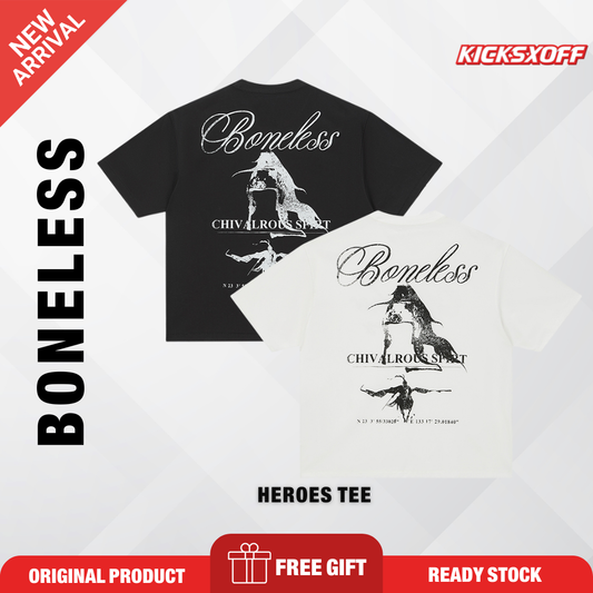 Boneless Heroes Oversized Tee Hype Fashion Streetwear Couple Unisex T-Shirt