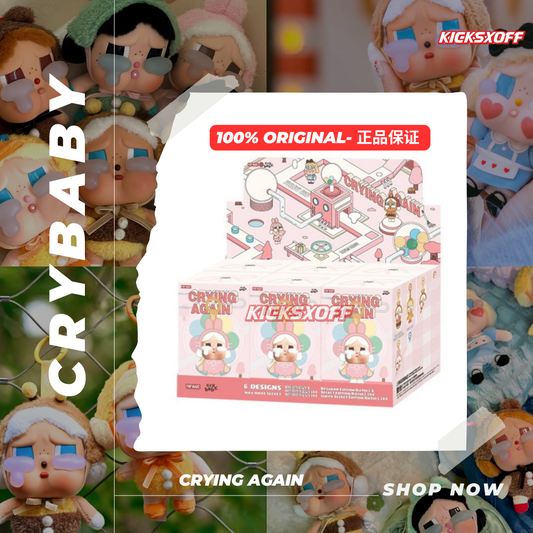 (Ready Stock & Authentic) POPMART Crybaby Crying Again Figures POP MART Official