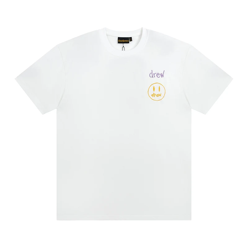 [ORI Clearance] DREWWWW House Embroidery Smiley face Tee Oversized Streetwear Hype Tee 潮牌短袖 潮牌 baju hype