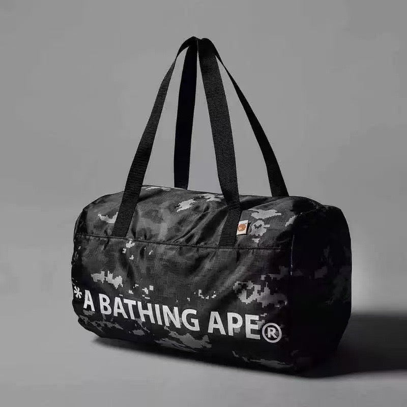 Bape Camo Duffle Gym Magazine Bag Unisex Travel Sports Bag Streetwear Hype