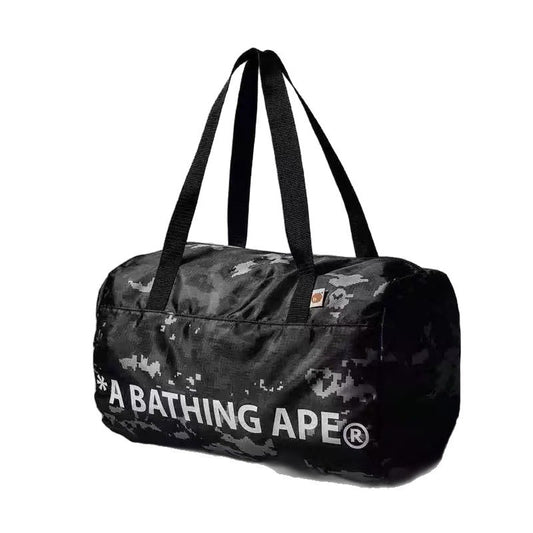 Bape Camo Duffle Gym Magazine Bag Unisex Travel Sports Bag Streetwear Hype