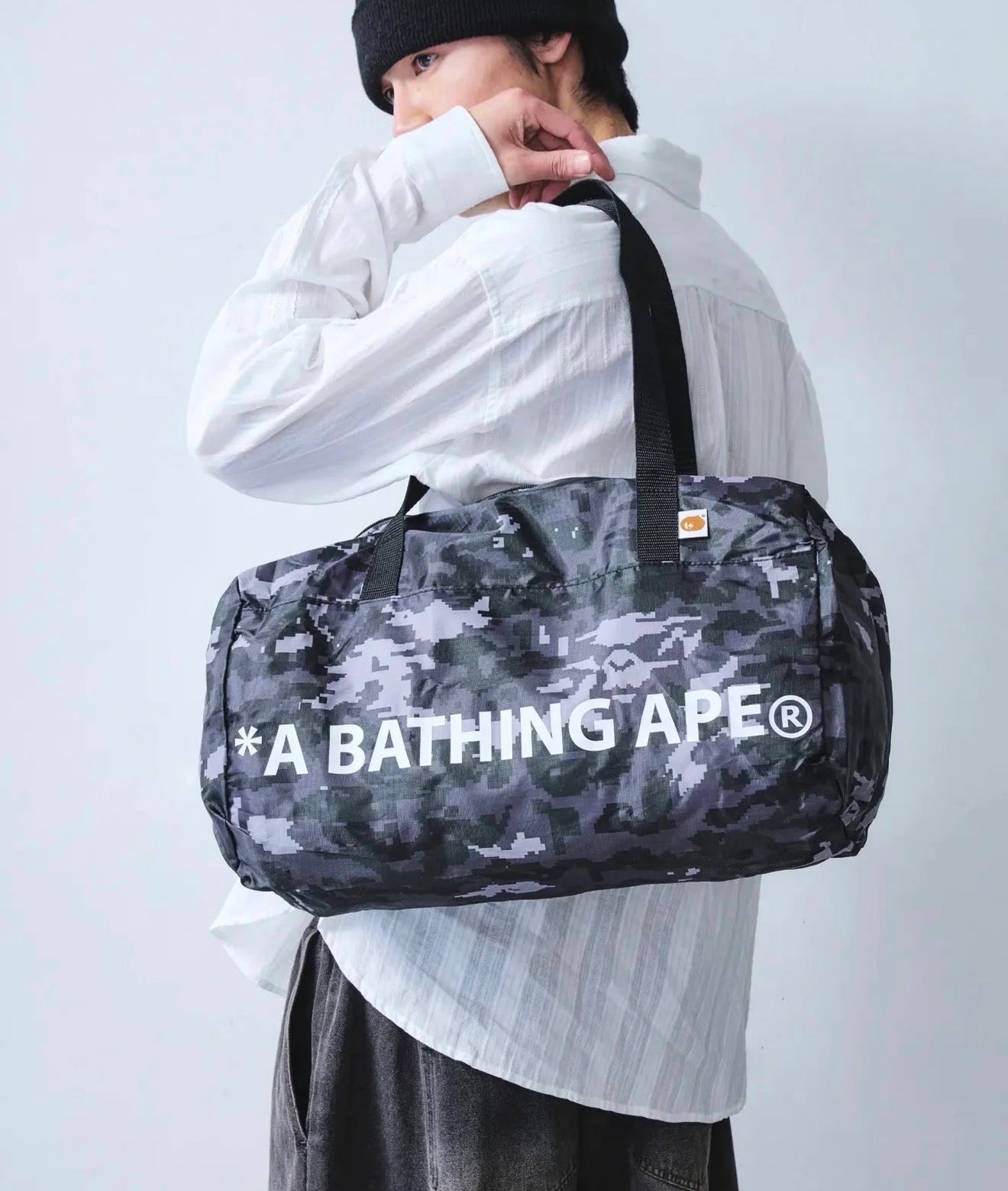 Bape Camo Duffle Gym Magazine Bag Unisex Travel Sports Bag Streetwear Hype