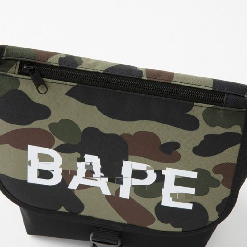 Bape Camo Sling bag Magazine Bag Unisex Travel Sports Bag Streetwear Hype