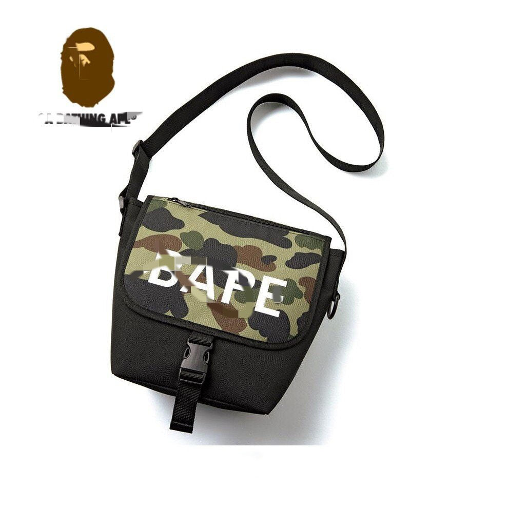 Bape Camo Sling bag Magazine Bag Unisex Travel Sports Bag Streetwear Hype