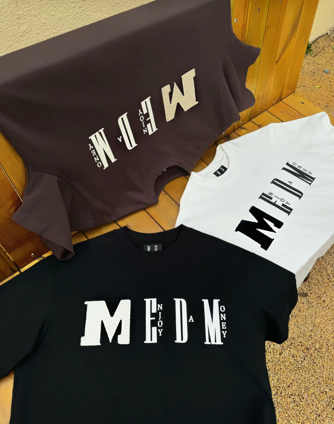 MEDM Knit Logo Oversized Tee