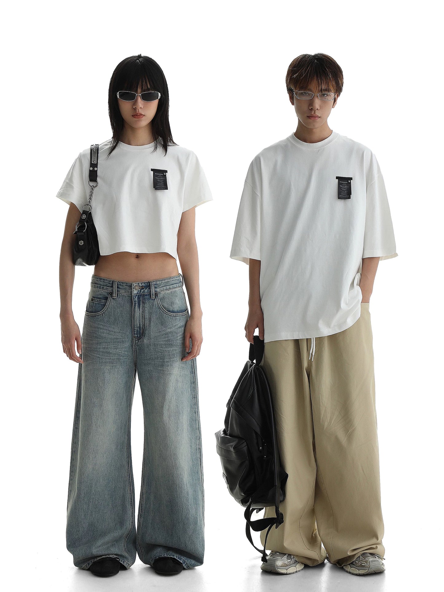 Masonprince Washtag Logo Oversized Tee Hype/Fashion/Streetwear/Couple/Unisex T-Shirt mason prince