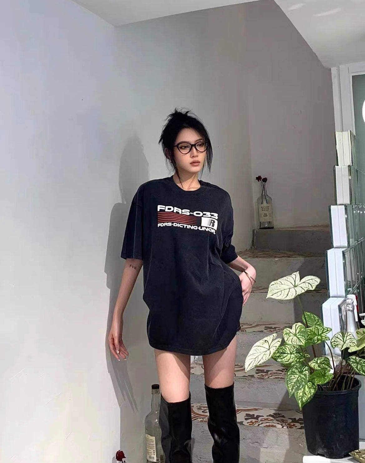 FDR R Logo Oversized Tee