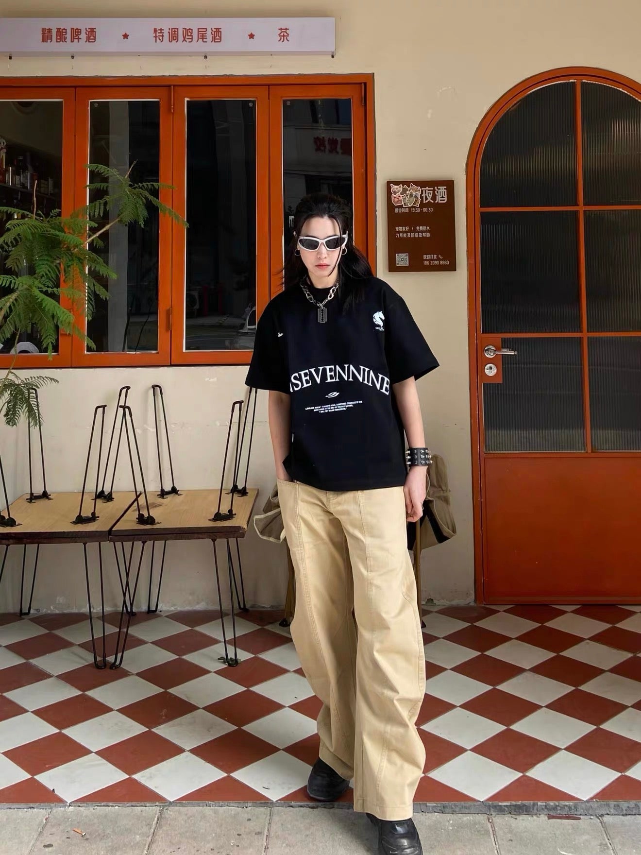 [READY STOCK] Onsevennine 179 320 GSM High Quality Oversized Tee Hype Fashion Streetwear Couple Unisex T-Shirt