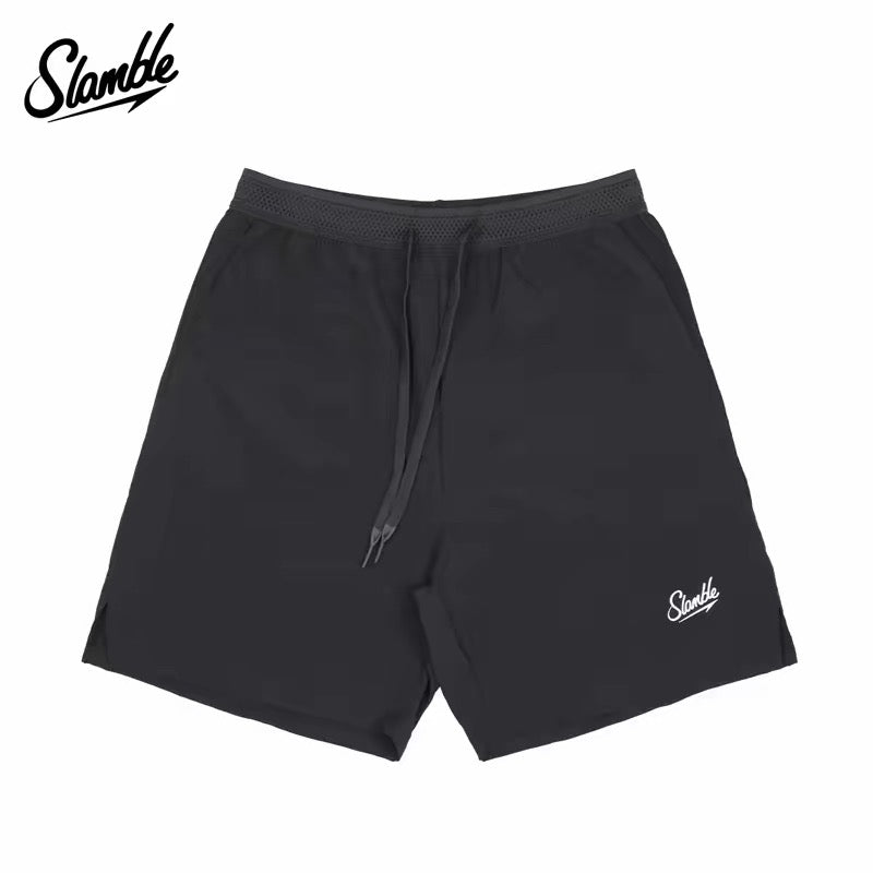 [Ready Stock] Slamble Sports Shorts Men Pickleball shorts Basketball Streetwear Casual Cotton Seluar Pendek 美式短裤 短裤